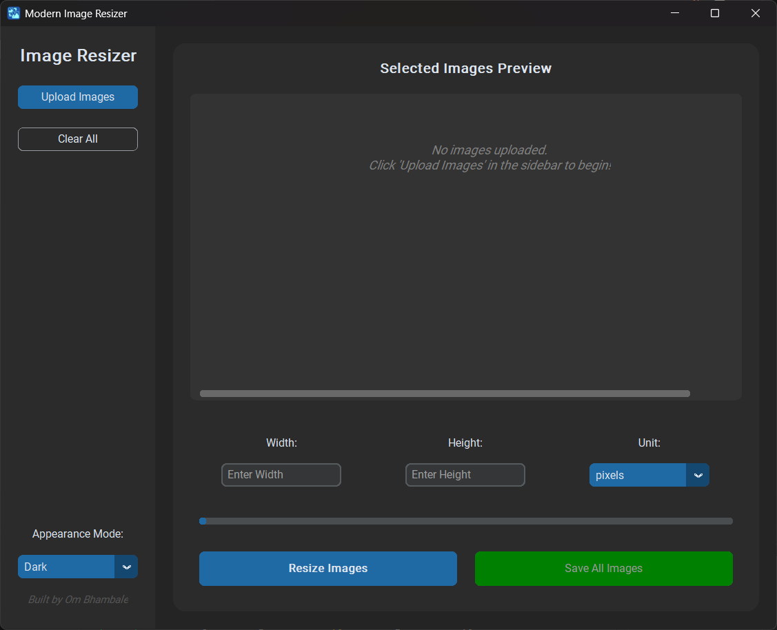 Python Based Image Resizer